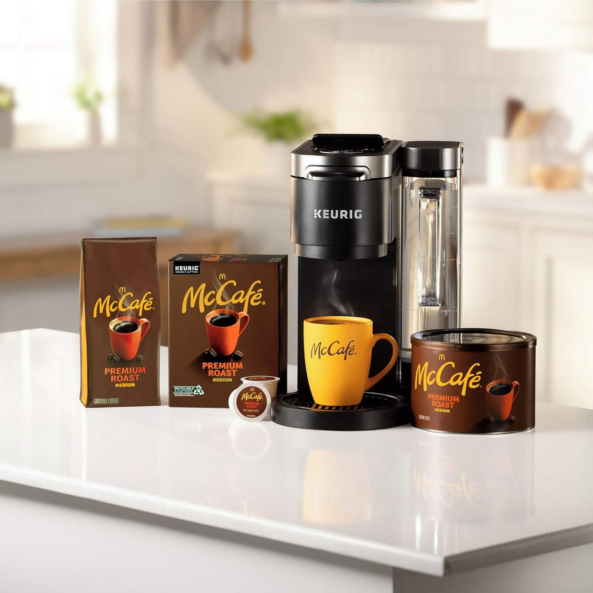 McCafe Premium Roast, Medium Roast Ground Coffee, 30 oz Canister